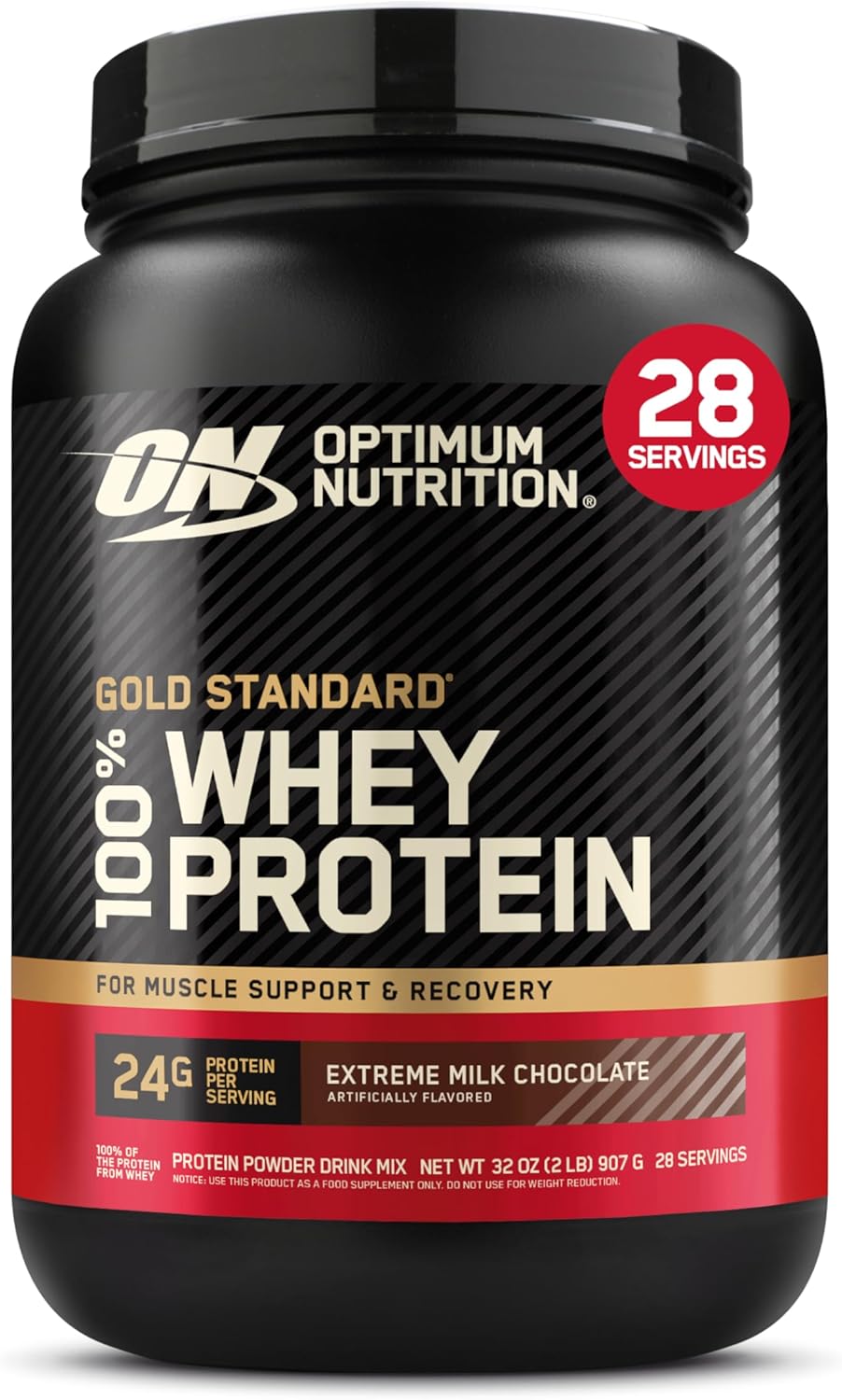 Optimum Nutrition Gold Standard Whey Protein Powder for Muscle Growth
