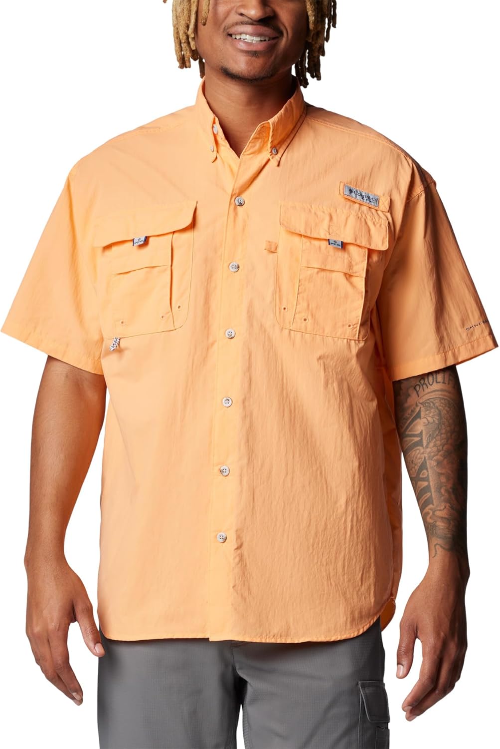 Columbia Men's PFG Bahama II Short Sleeve Shirt for Anglers