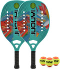 Lightweight Beach Tennis Racket with Carbon Fiber and Foam Core