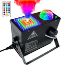 Smoke Machine with Disco Ball and 72 LED Lights for Events