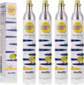 Carbonator Canister 4-Pack for SodaMaker - Fully Charged CO2 Cylinders
