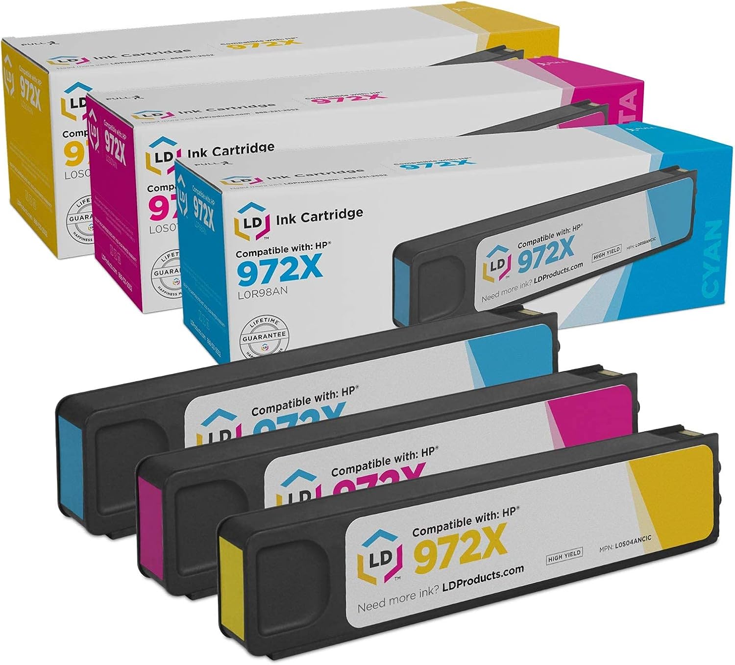 Vibrant LD Ink Set for HP PageWide Pro