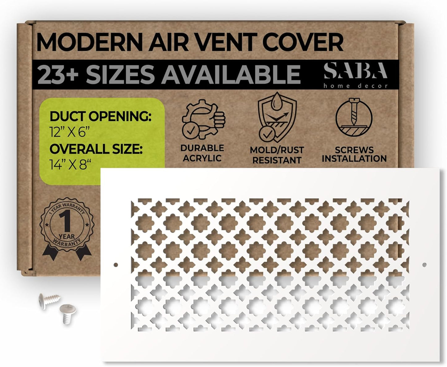 SABA Home Decor Air Vent Cover Grille for Stylish Interiors