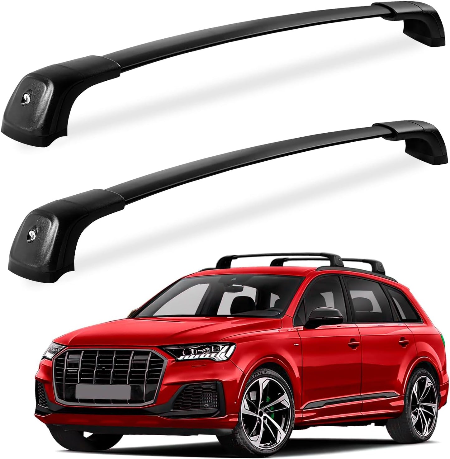 FengYu Roof Rack Cross Bars for Audi Q7 2016-2025, 260lbs Capacity