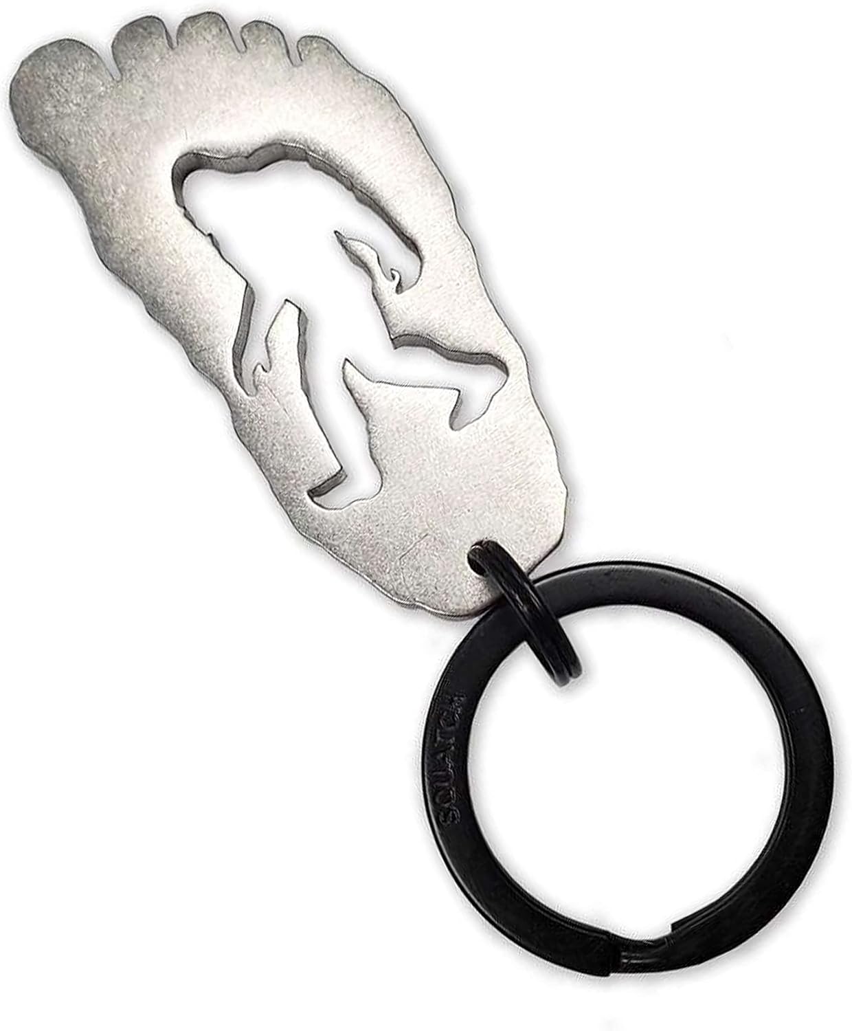 Sasquatch Footprint Keychain - Perfect for Outdoor Enthusiasts!