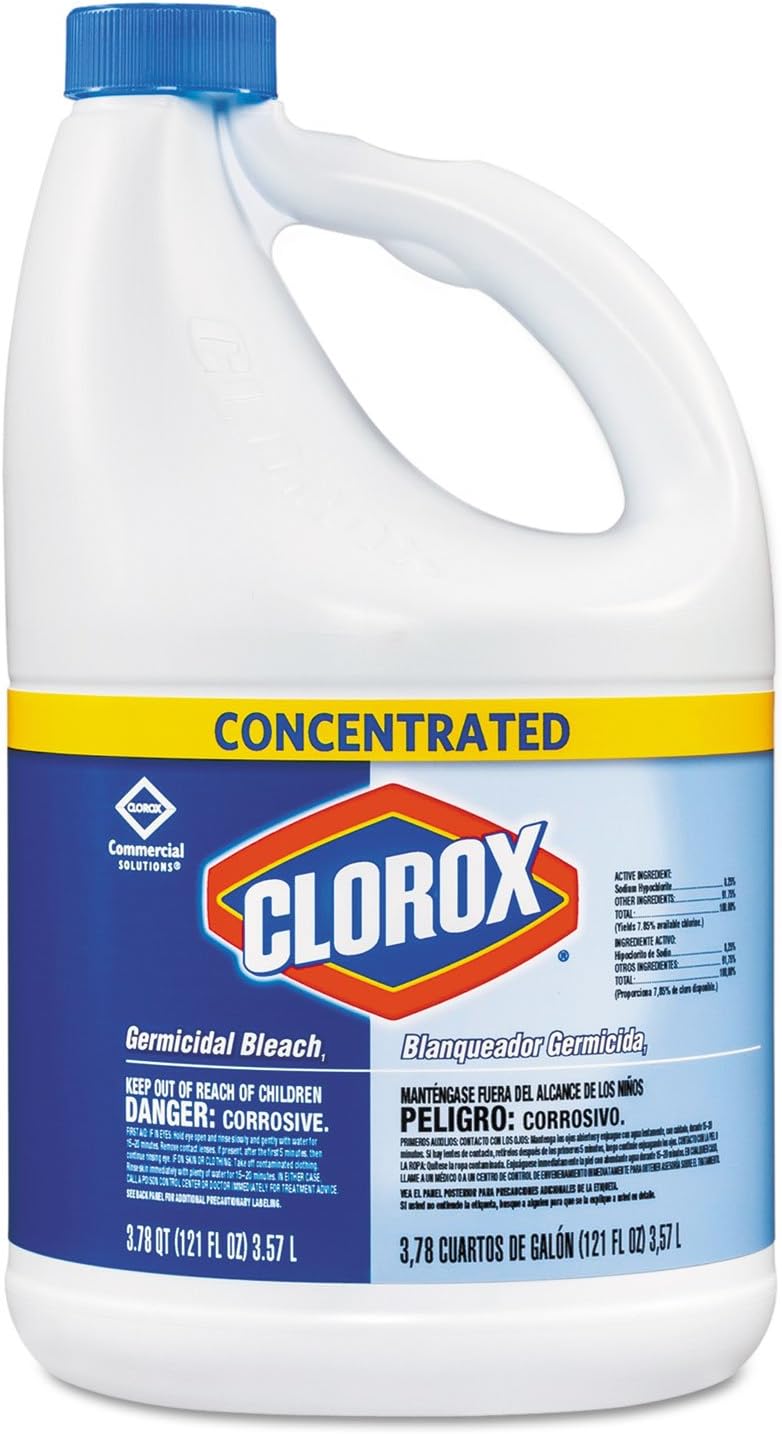 Clorox Concentrated Germicidal Bleach for Effective Disinfection