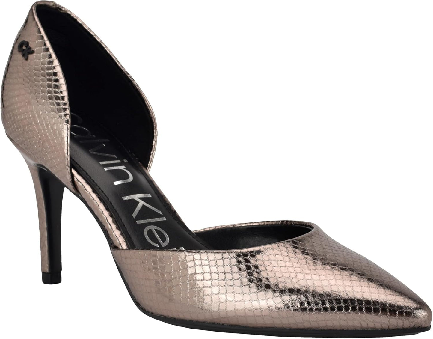 Calvin Klein Womens Gloria Dress Heels with Modern Block Heel