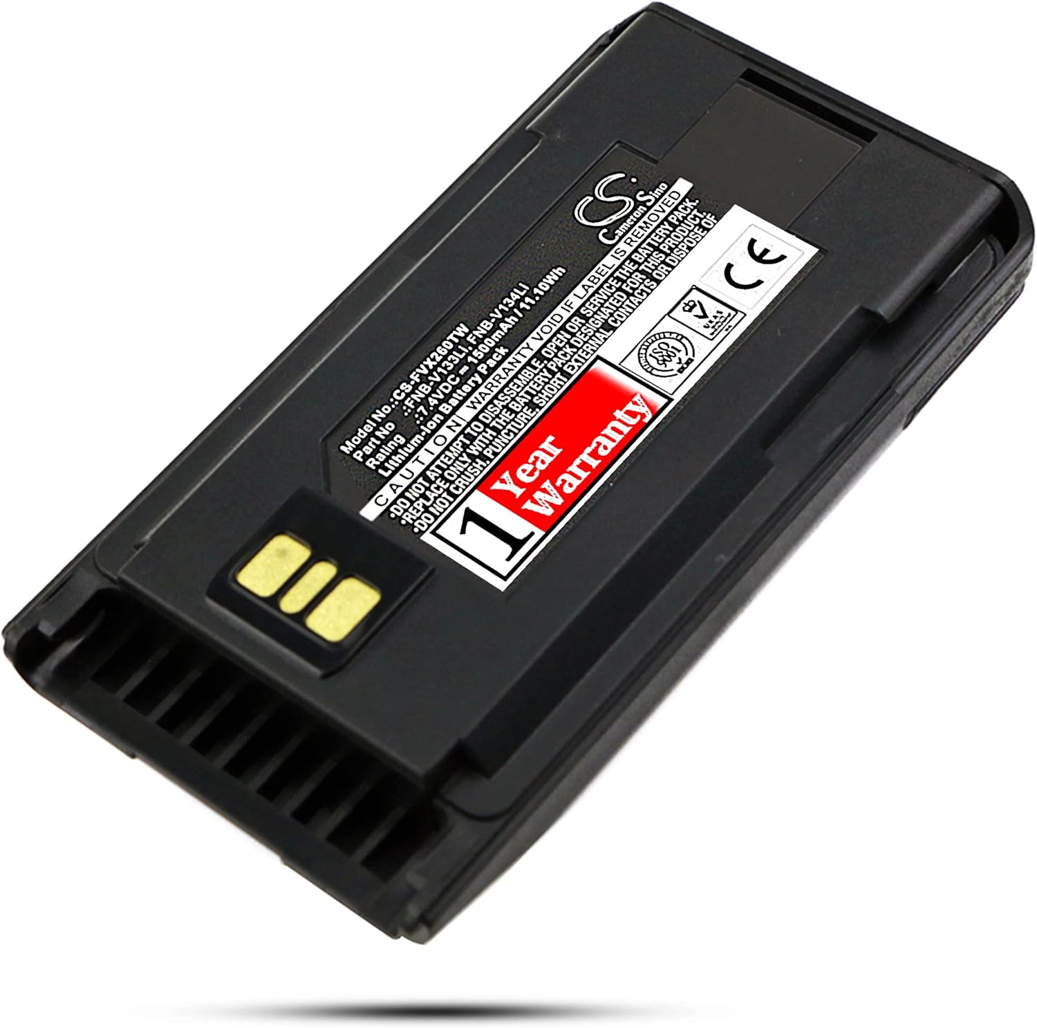 FNB-V133Li Battery Replacement for Vertex VX-260 and More
