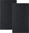 Front Door Mat 2 Pack 3x5 ft Black Indoor Outdoor - Heavy Duty