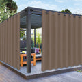 Outdoor Curtains 120W x 84L Camel Panel - Weatherproof Privacy