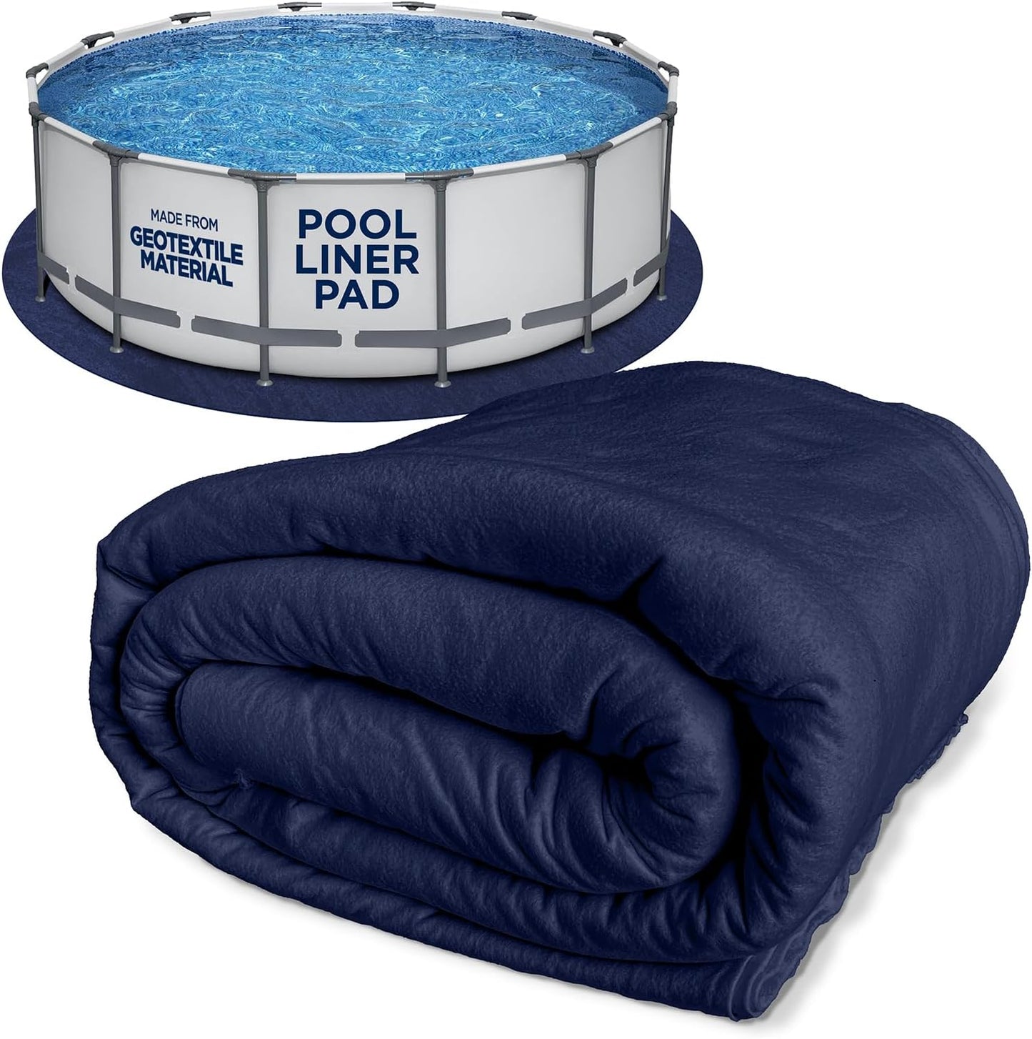 12-Foot Pool Liner Pad for Above Ground Pools - Durable Protection
