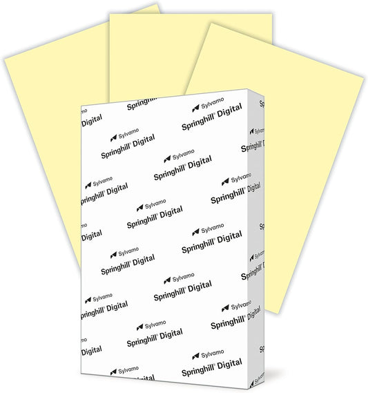 Springhill 11 x 17 Yellow Cardstock Paper for Vibrant Prints