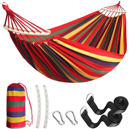 ANYOO Cotton Hammock: Comfort & Strength for 450lbs! 