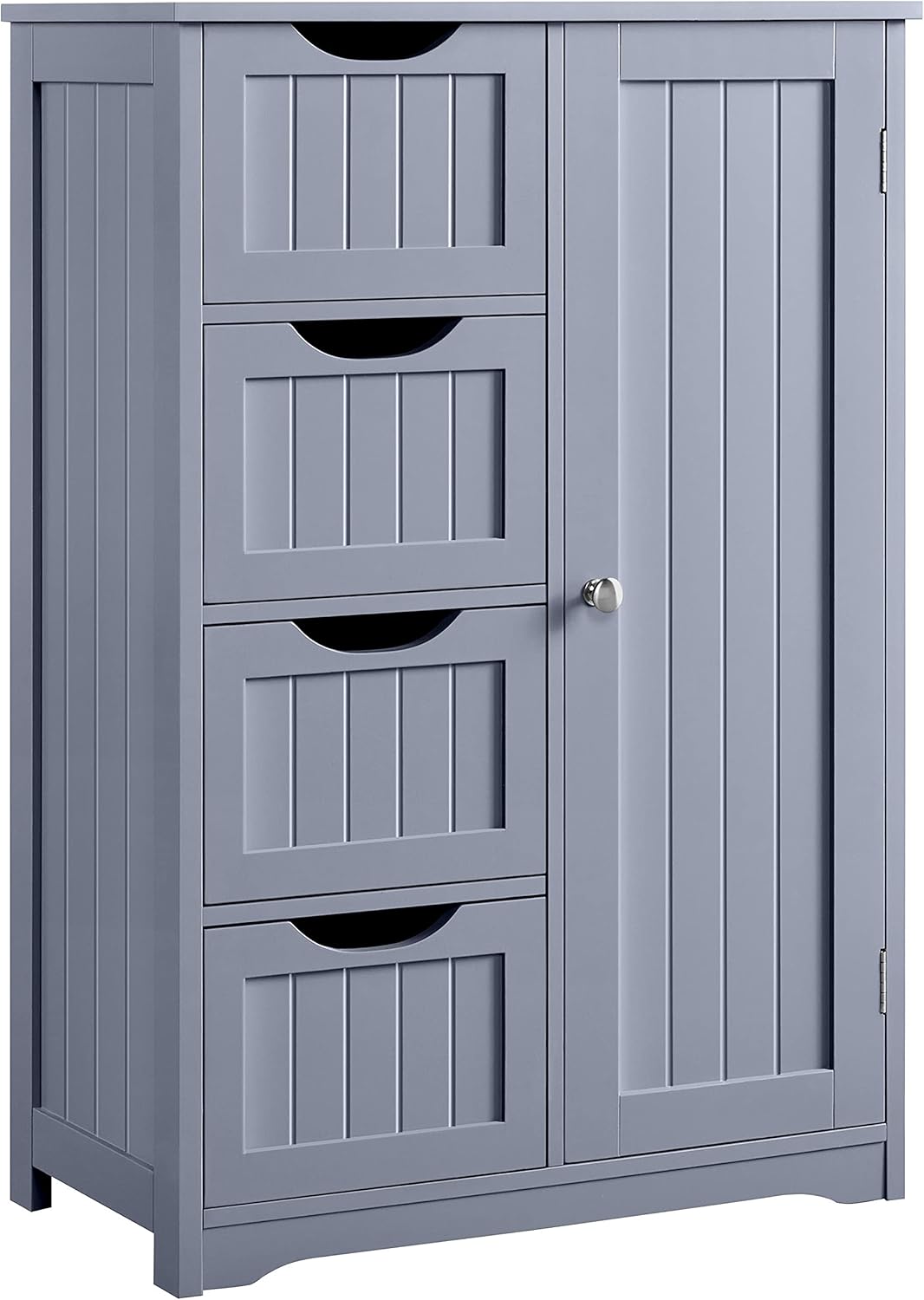 Yaheetech Bathroom Floor Cabinet with 4 Drawers and Shelves