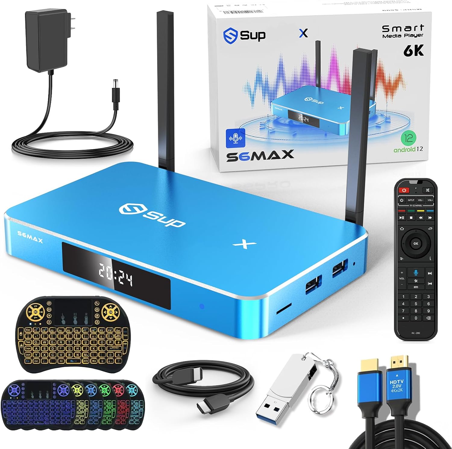 2025 Super Bundle RC200 Voice Remote Control with Bluetooth 5.3
