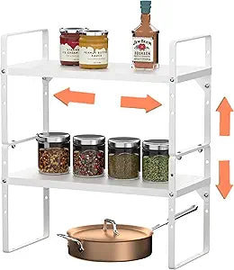 Slideep Stackable Cabinet Shelf Organizers for Every Space
