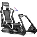 GTPLAYER Racing Simulator Cockpit with Seat and Bluetooth Speakers