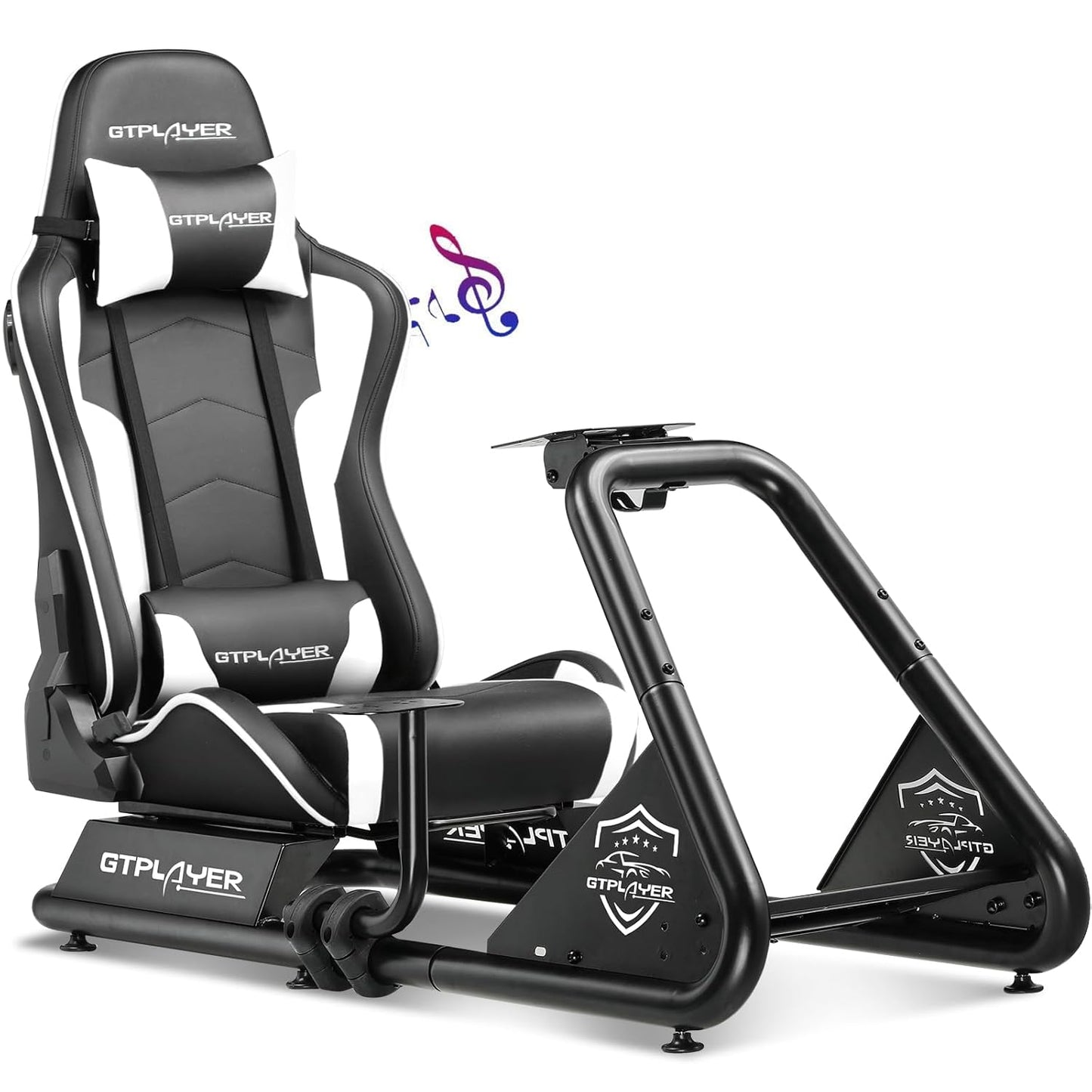 GTPLAYER Racing Simulator Cockpit with Bluetooth Speakers Review