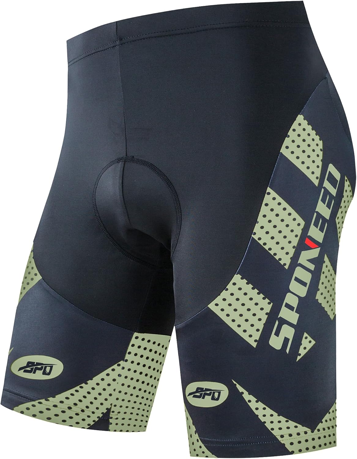 Sponeed Men's Cycling Shorts with Padded Cushion for Comfort