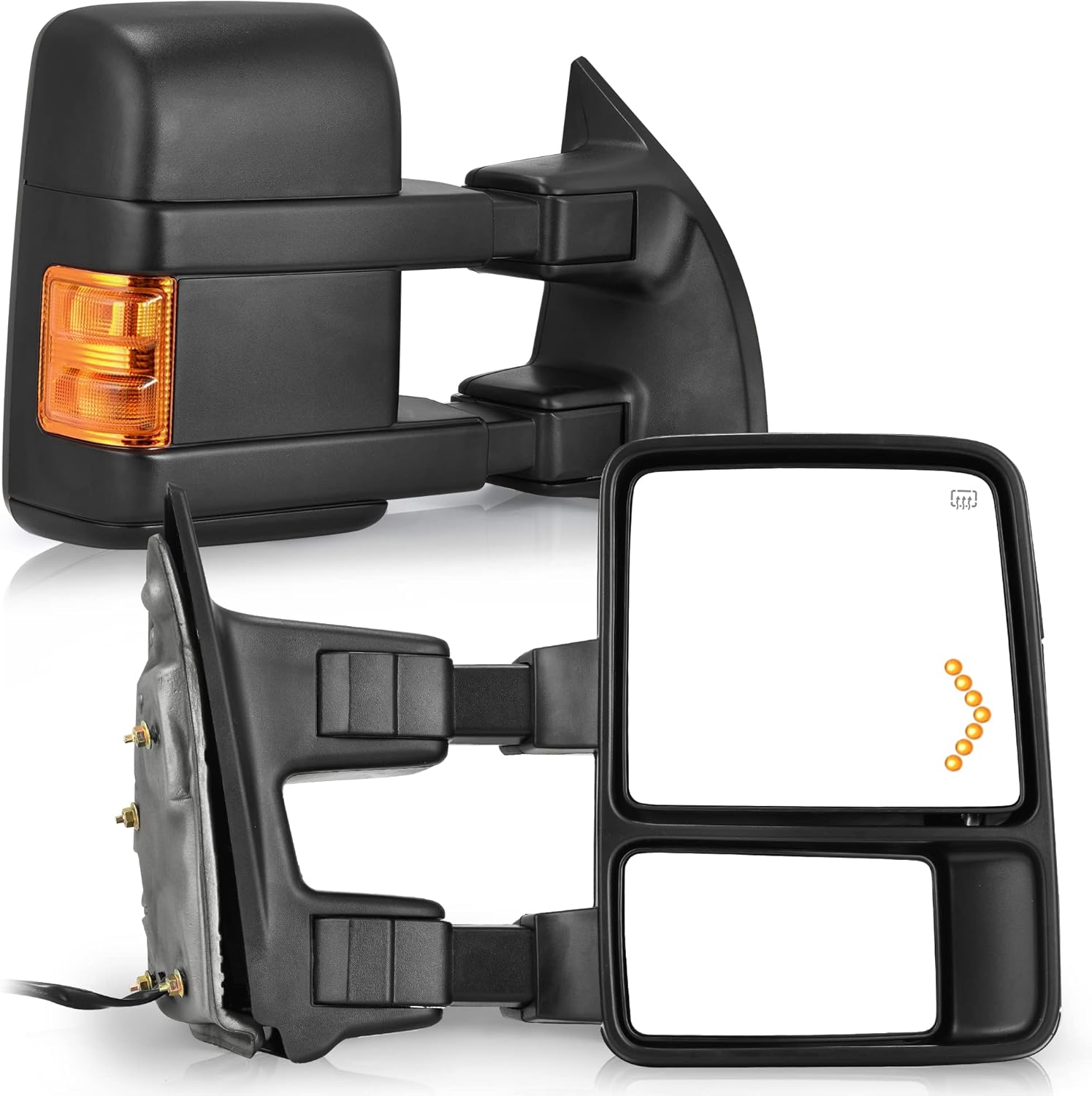 YITAMOTOR Towing Mirrors for 2008-2016 Ford Super Duty Trucks