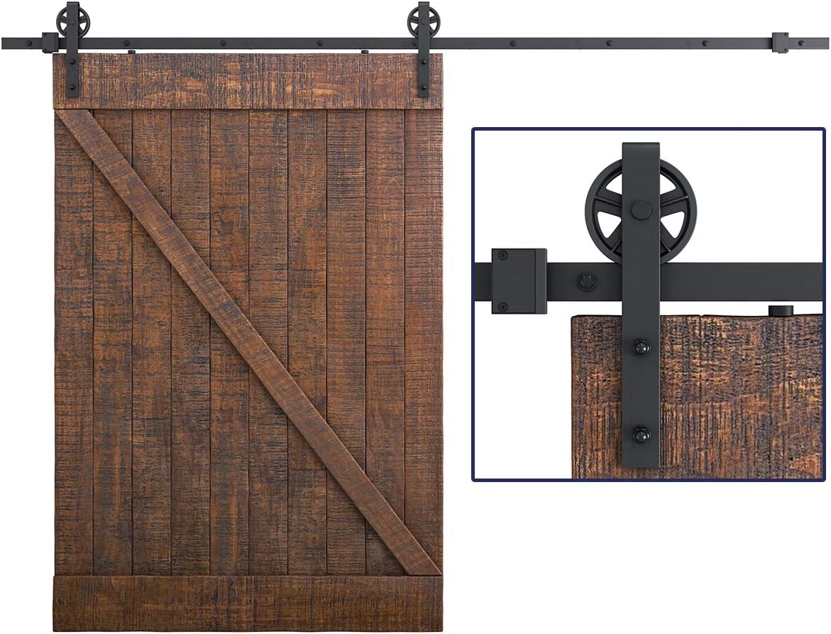 SMARTSTANDARD 12 Feet Heavy Duty Sliding Barn Hardware Kit Review