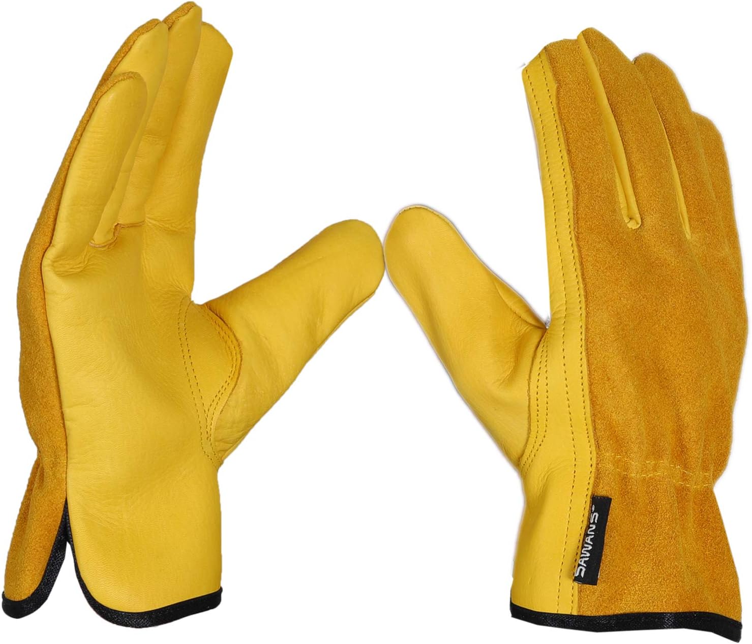 Thorn-Proof Leather Work Gloves by SAWANS