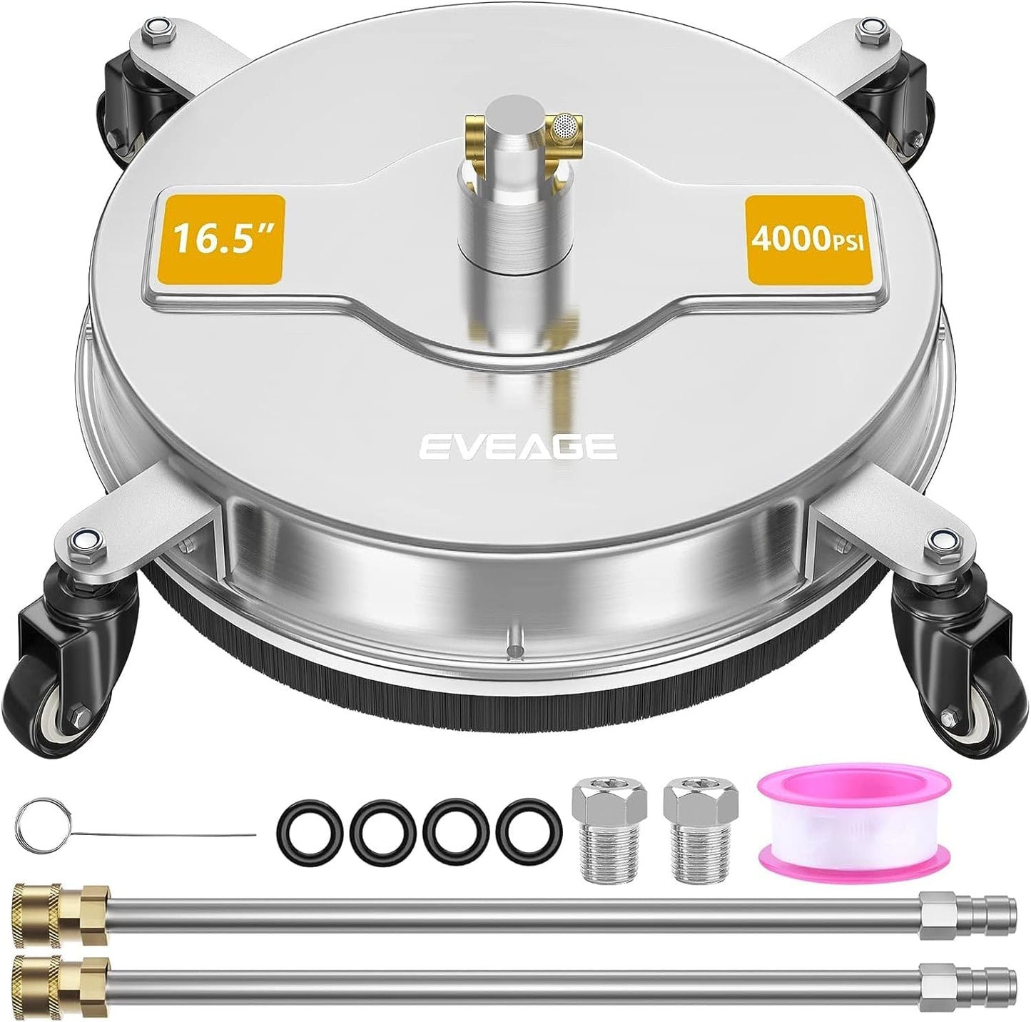 EVEAGE 16.5 Pressure Washer Surface Cleaner for Powerful Cleaning