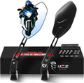 MZS Racing Motorcycle Mirrors Double Adjustment Sport Bike Side Mirror
