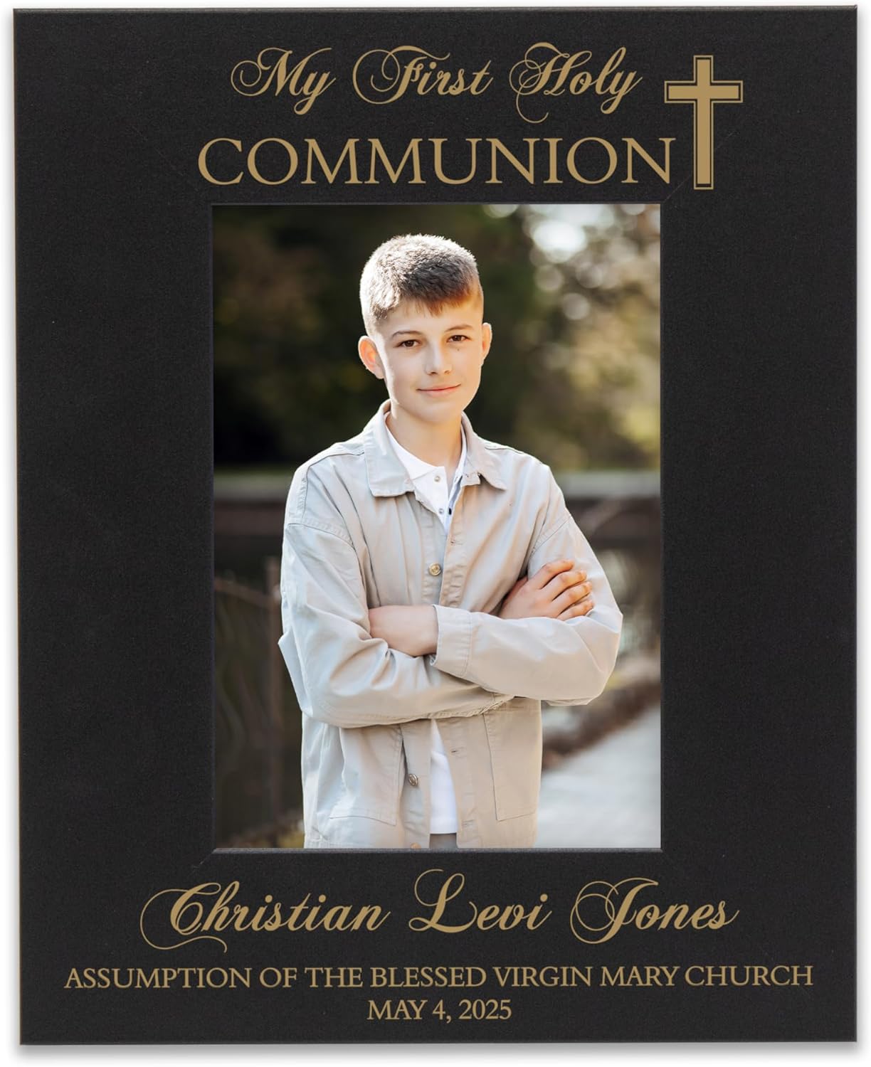 Personalized First Communion Picture Frame for Boys and Girls