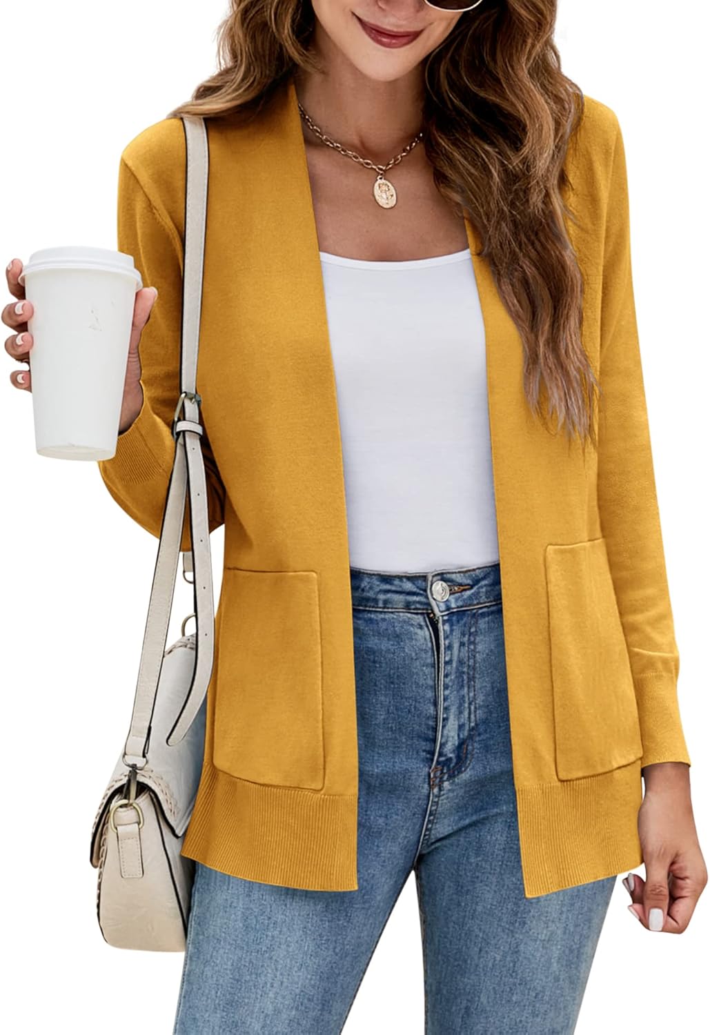 Yousify Womens Cardigan Sweater with Pockets for All Occasions