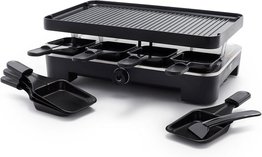GreenLife Raclette Indoor Tabletop Grill with Nonstick Pans