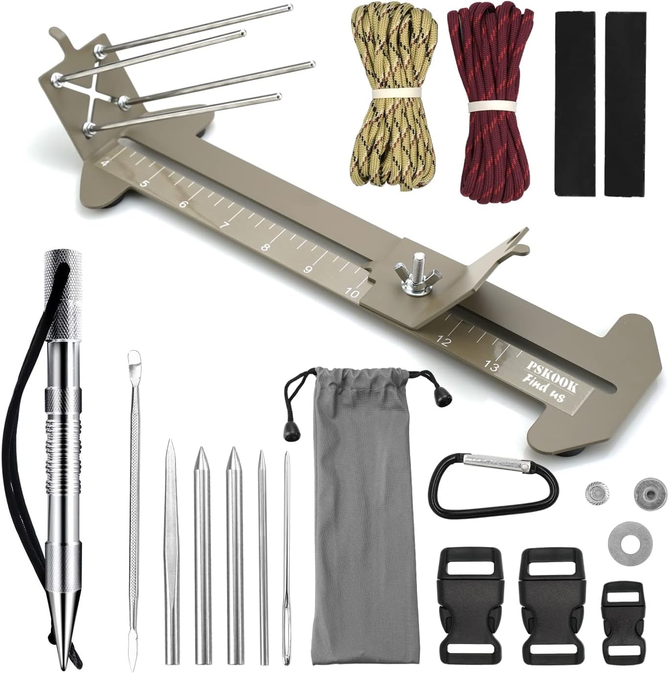 PSKOOK Paracord Bracelet Jig Kit for DIY Crafting Enthusiasts