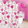 Valentine's Day Shower Curtain - Love Hearts & Roses