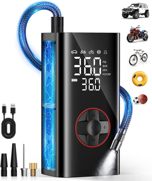 Portable Cordless Tire Inflator - 150PSI Power Pump