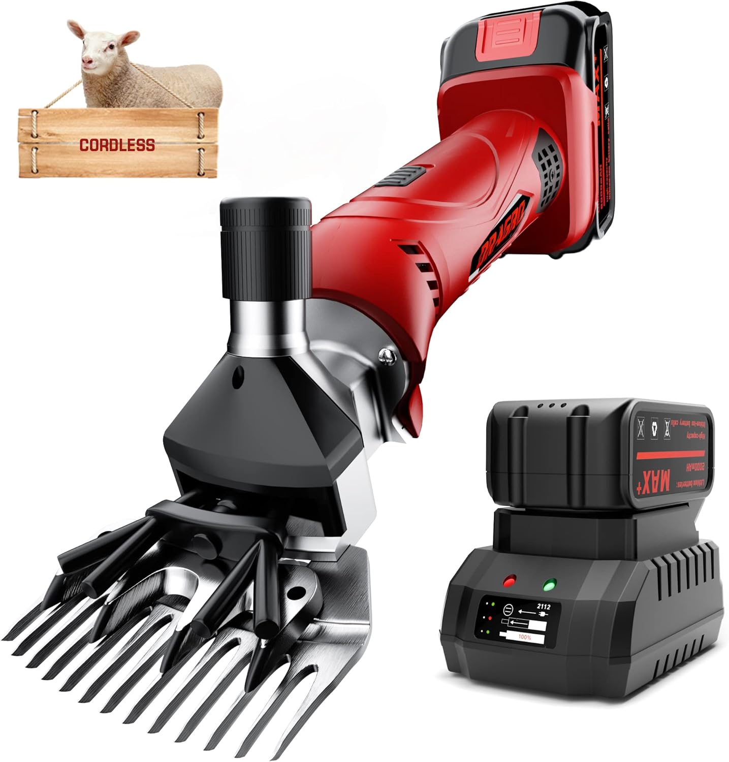 Cordless Electric Sheep Shears for Professional Grooming Needs