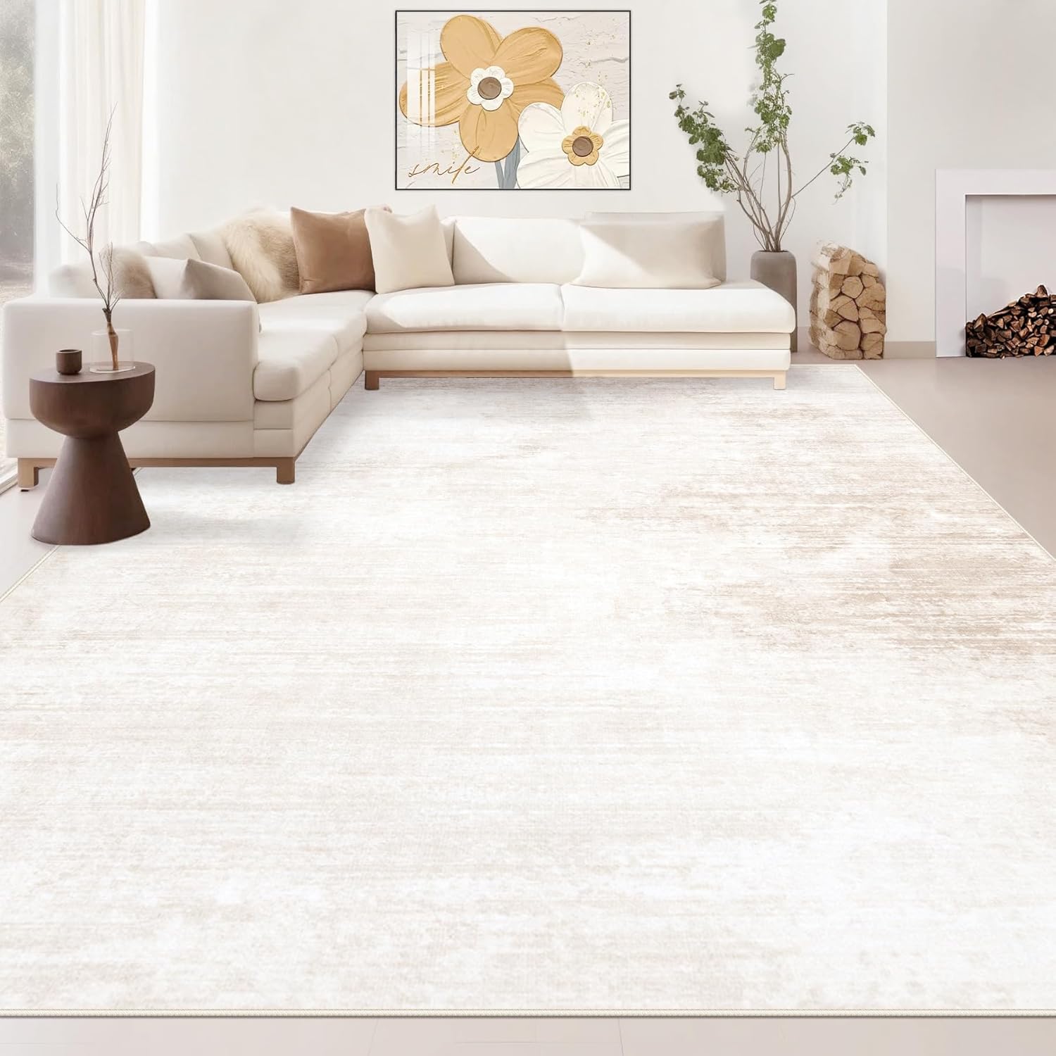 Modern Abstract 10x14 Area Rugs for Living Room and Bedroom