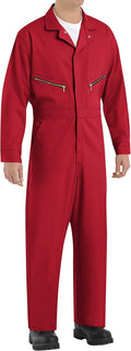 Red Kap mens Zip-front Cotton Coverall - Durable Workwear