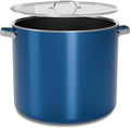 Bakken 16 Quart Ceramic Coated Stock Pot with Lid - Safe, Even Heating