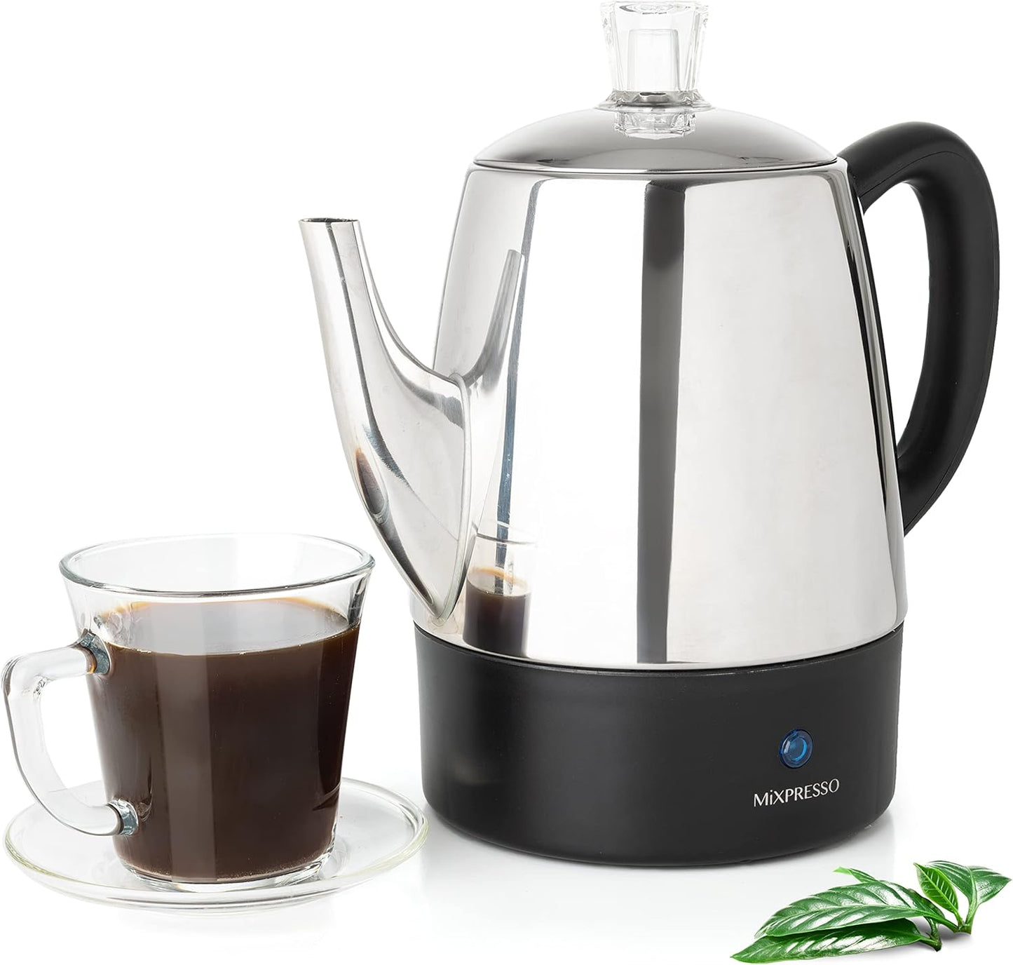 Mixpresso Electric Percolator: Keep Coffee Warm
