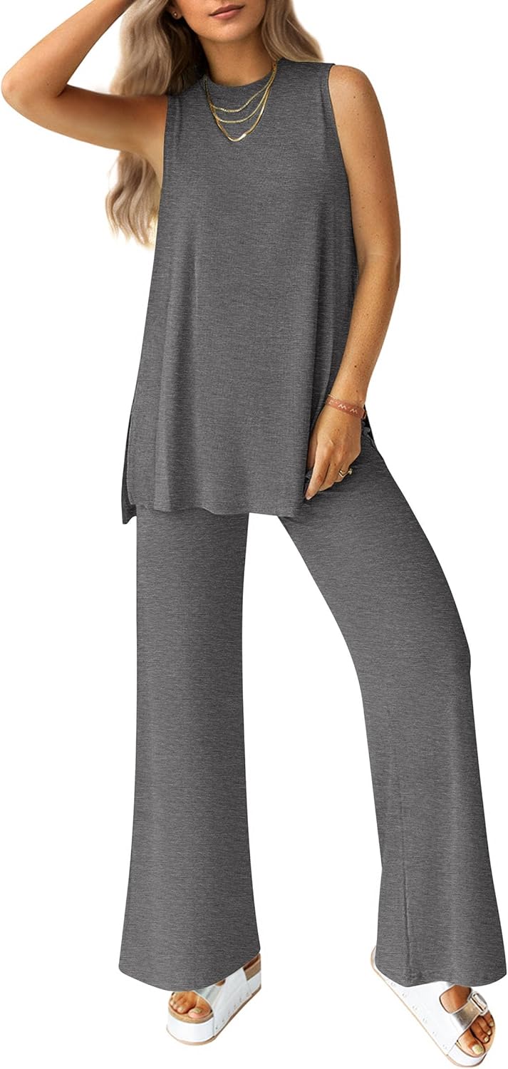 PRETTYGARDEN Women's 2 Piece Lounge Set for Summer Comfort