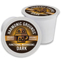 Harmonic Grounds Organic Mushroom Coffee Pods for Dark Roast Lovers