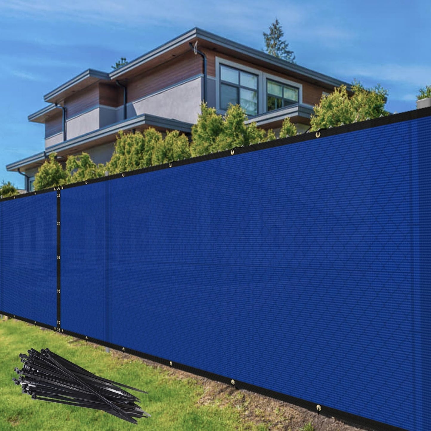 TANG 6ft x 40ft Privacy Fence Screen for Outdoor Shade and Cover