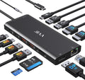 Docking Station Dual Monitor HDMI USB C Hub - 14-in-1 Multiport Dock