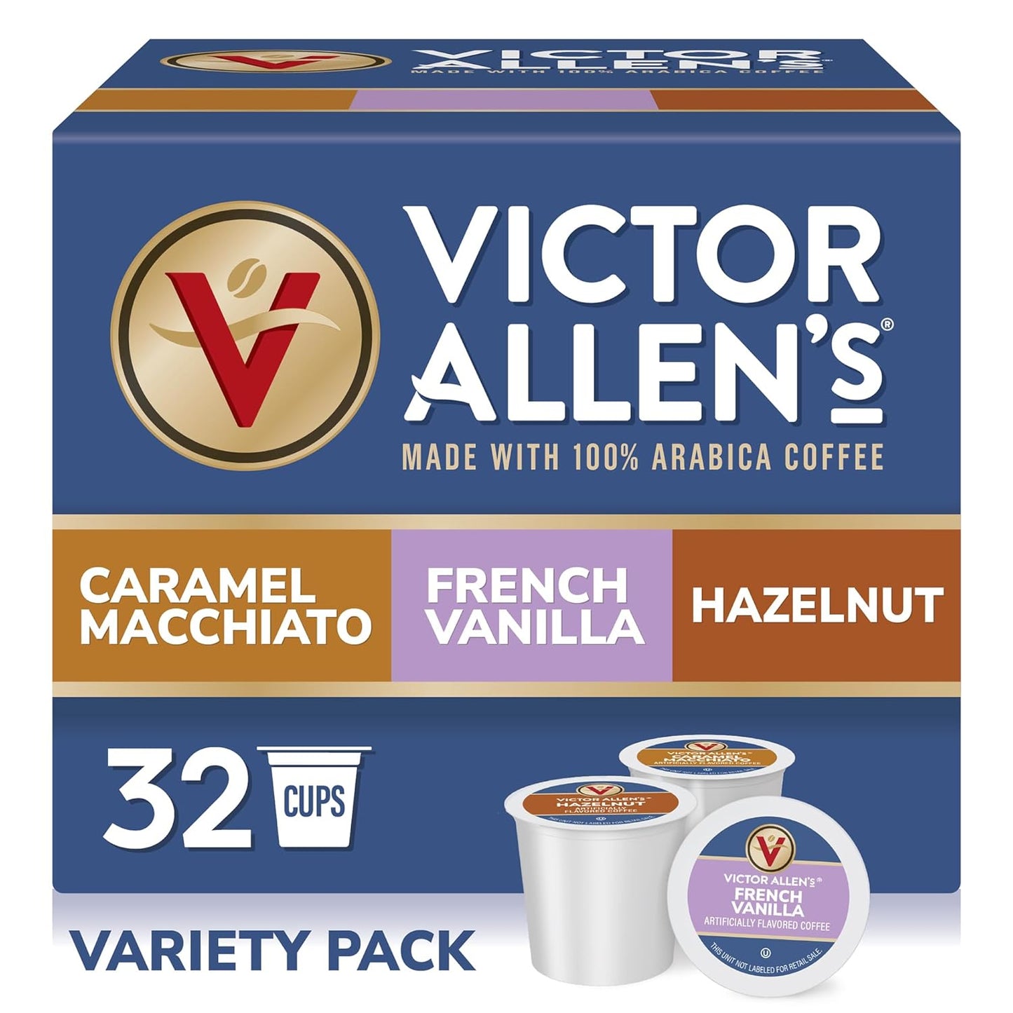 Delicious Variety Pack: French Vanilla, Caramel, Hazelnut Pods