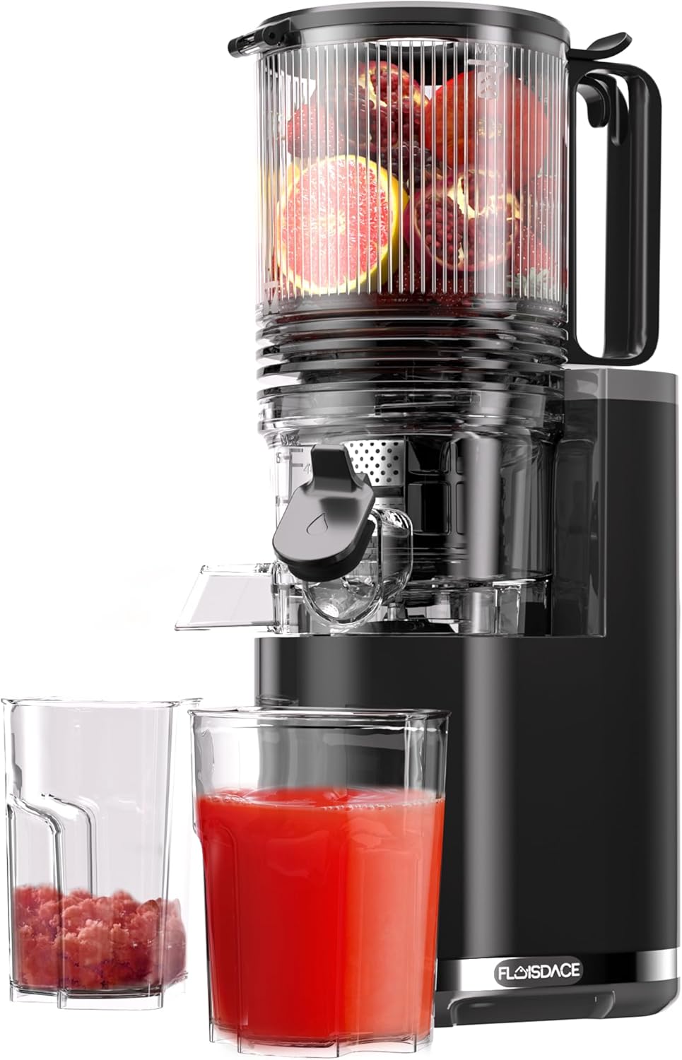 Cold Press Juicer with 6.5 Inch Feed Chute for Whole Fruits
