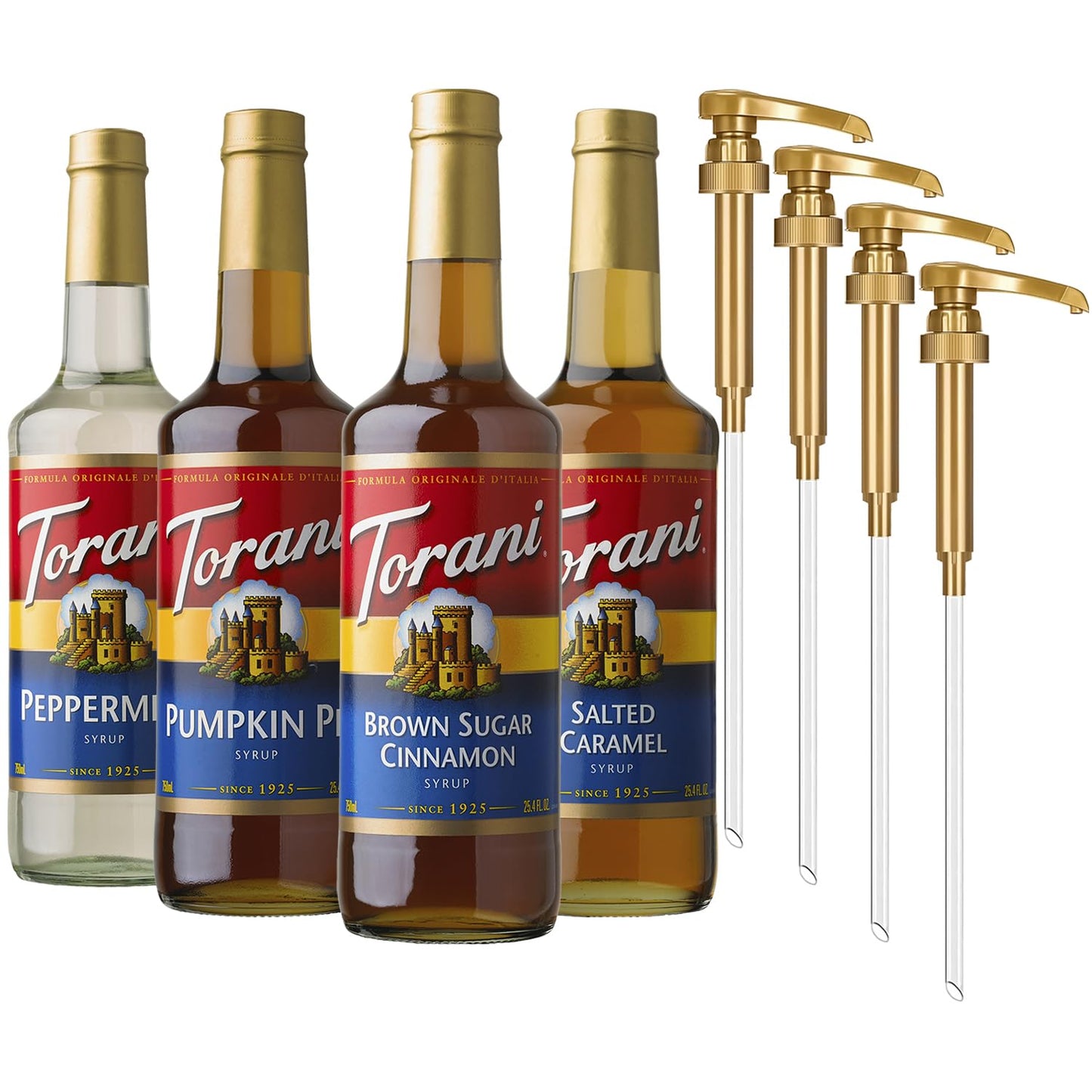 Torani Coffee Syrup Variety Pack for Fall & Winter Delights