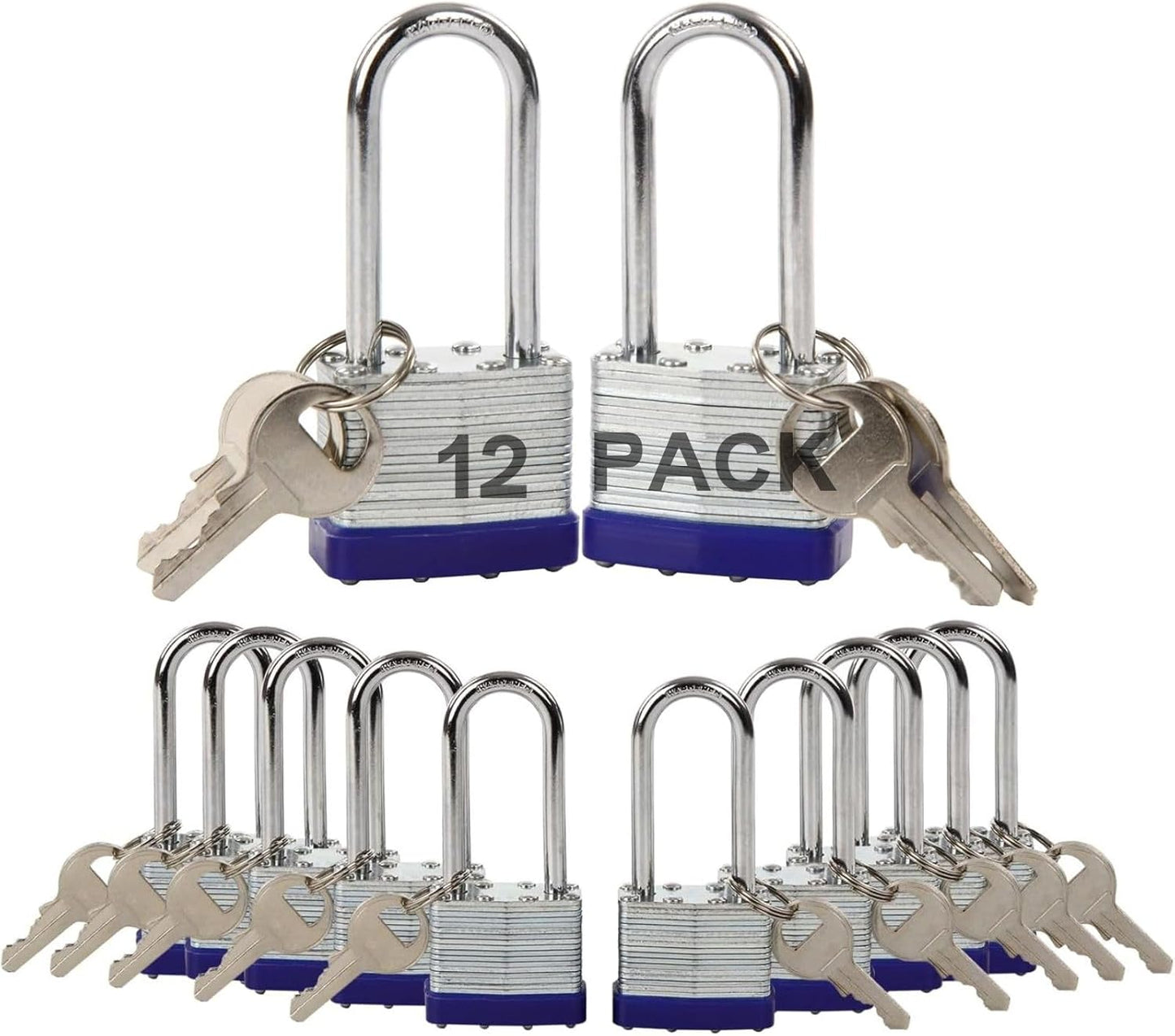 SEPOX Keyed-Alike Laminated Steel Padlocks Set for Security