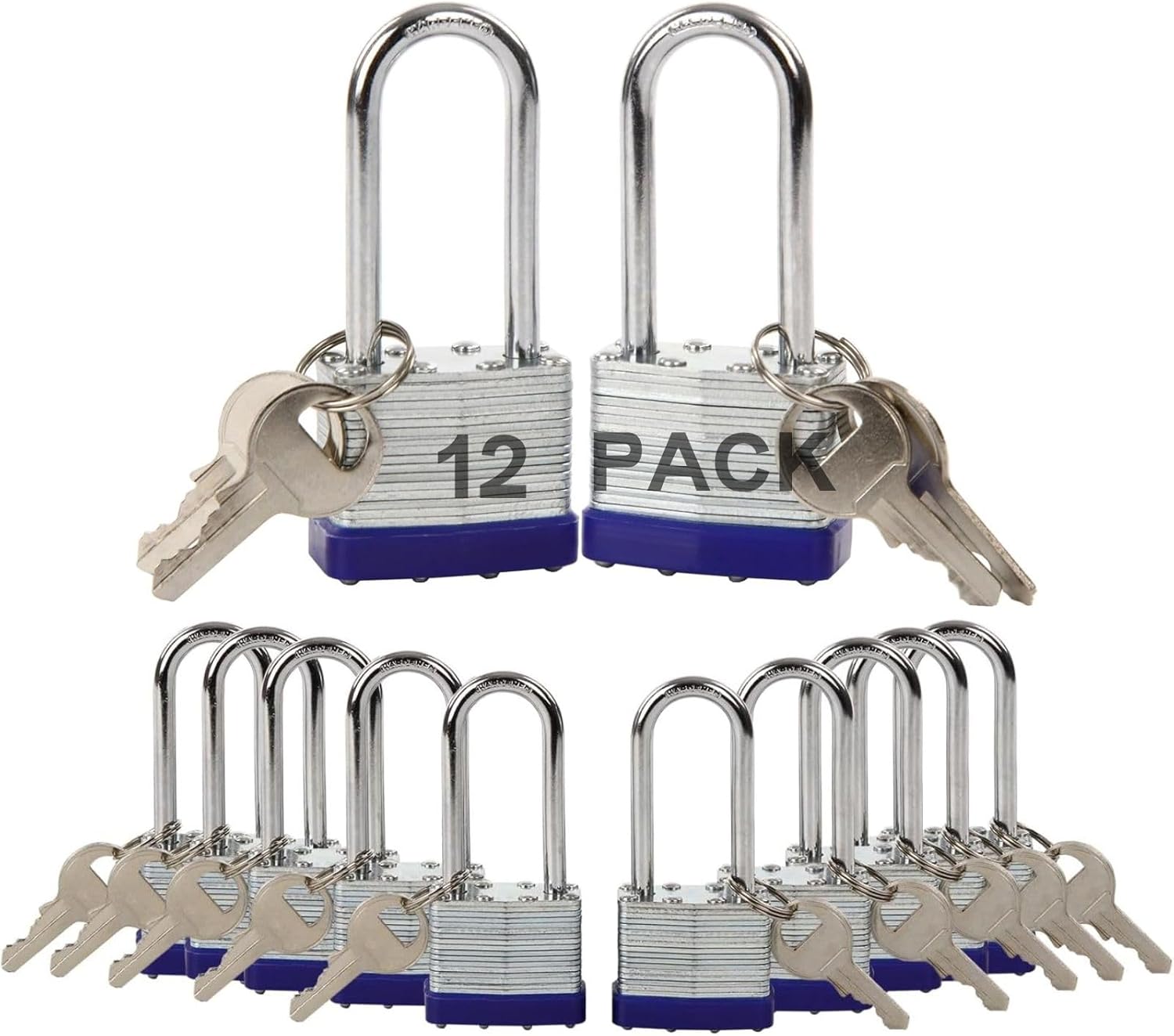 SEPOX Keyed-Alike Laminated Steel Padlocks Set for Security