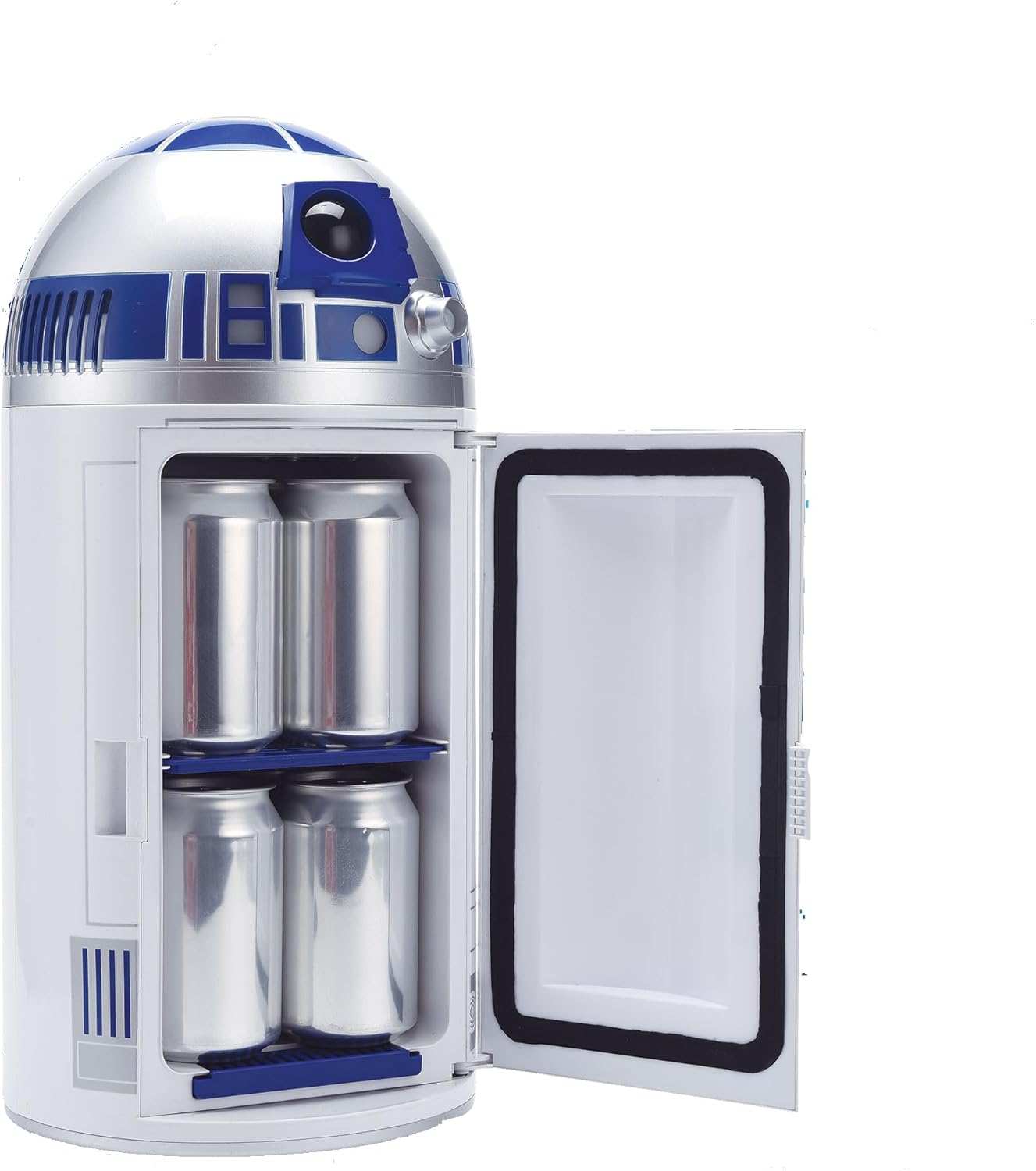 Star Wars R2-D2 Mini Fridge - Fun Portable Cooler for Drinks