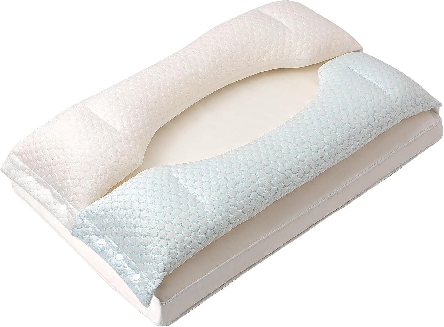 Memory Foam Bed Pillow for Neck Pain Relief and Comfort